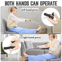 XARILK Aluminium Long Handle Toenail Clippers with Magnifying Glass Helps Obese, Elderly, Pregnant Women Without Bending Down to Cut Toenails (60cm,W/Magnifying Glass)