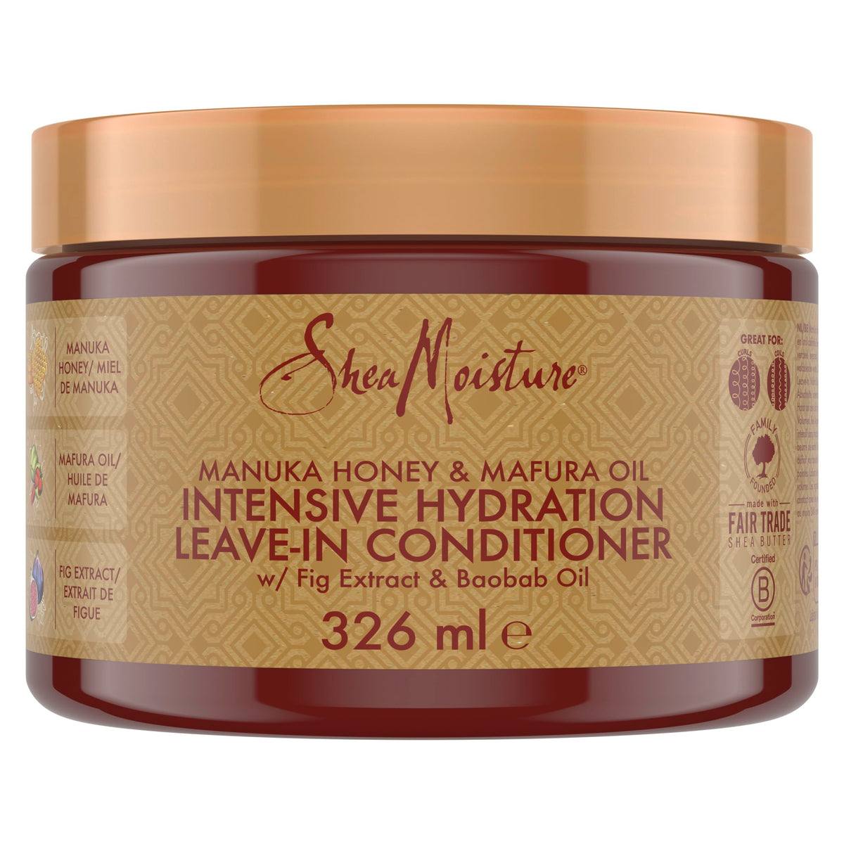 SHEA MOISTURE SheaMoisture Manuka Honey & Mafura Oil Intensive Hydration Leave-In Conditioner 326 ml