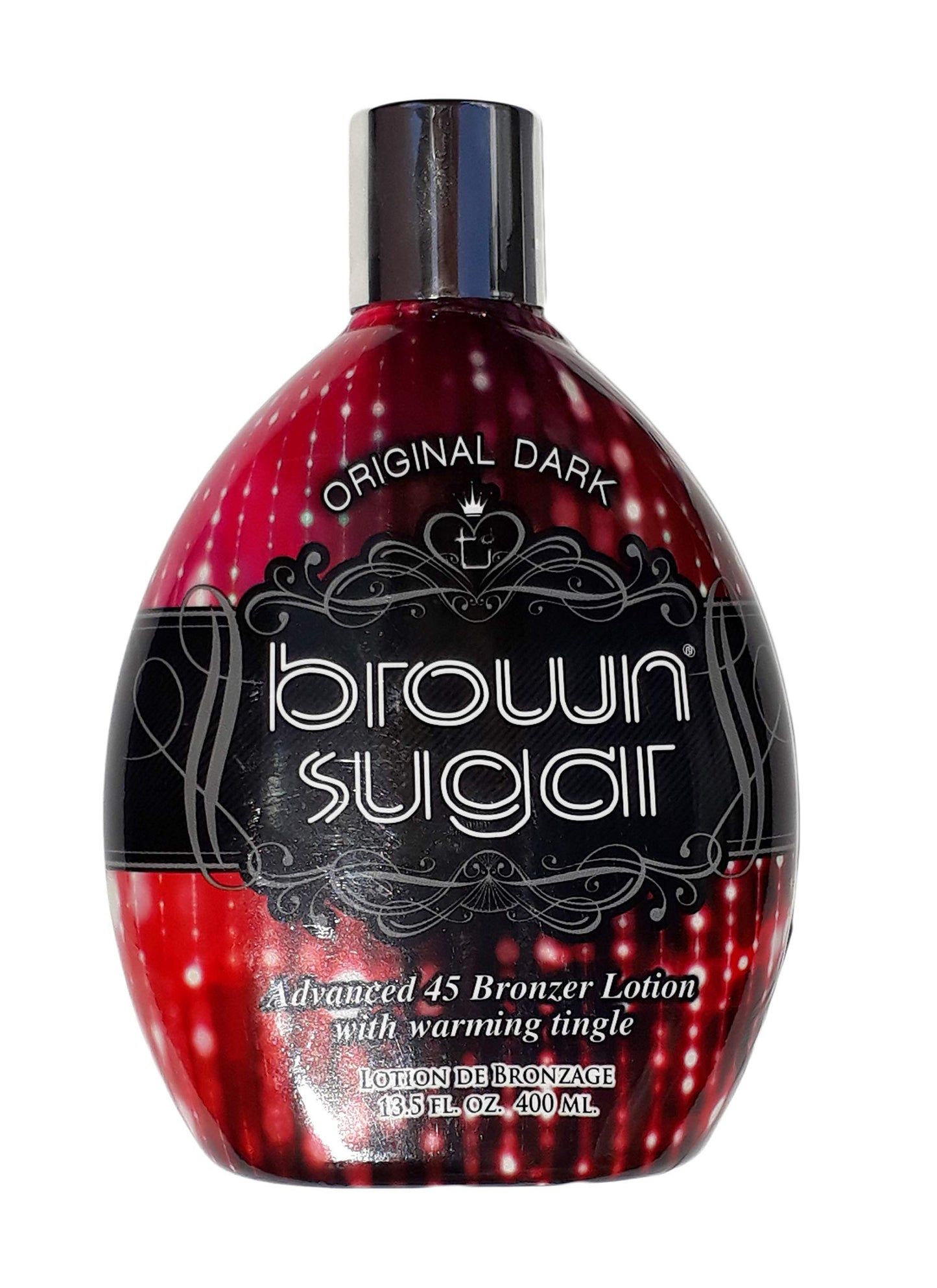 TanTan Tan Incorporated Original Dark Brown Sugar Tingle Advanced 45 Bronzer Tanning Lotion 400ml
