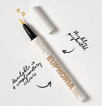 Technic Euphoria Metallic Liquid Liner - Highly Pigmented - Long Lasting - Brush like Tip for Ultimate Precision 0.8ml (Gold)
