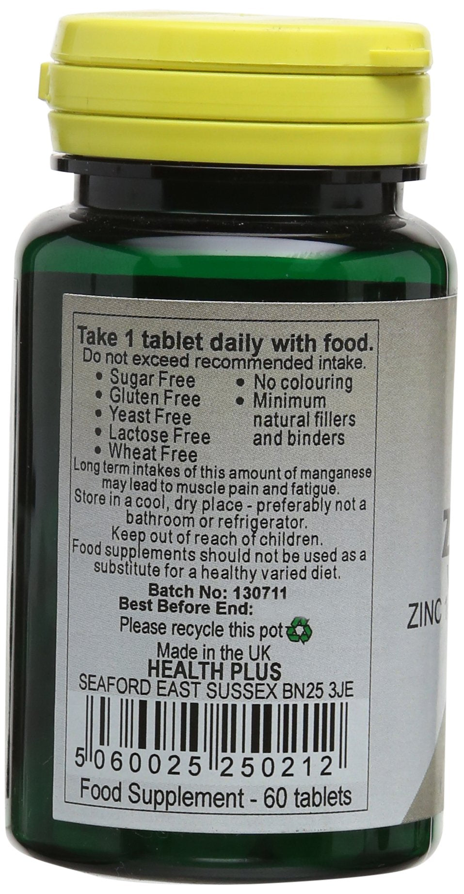 Health Plus Ziman Plus Mineral Supplement - 60 Tablets
