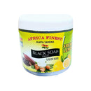 Africa Finest Natural Black Soap Paste (Fresh Lemon) (Exfoliate & Hydrate Skin) 450g