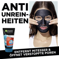 Garnier Charcoal Peel-Off Anti-Blackhead Face Mask for Blemished Skin Clear