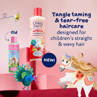 Childs Farm Tangle Taming Conditioner, Straight or Wavy Hair, Gentle, Tear Free, Strawberry and Mint, Kids, Baby, 250ml