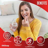 Shivay Herbals Vitamin B Complex – 365-Count Vitamin B Complex Tablets 1-Year Supply High-Strength Tablets with B1, B2, B6, B12, Folic Acid, Biotin for Tiredness, Fatigue, Immune Support, Made in UK