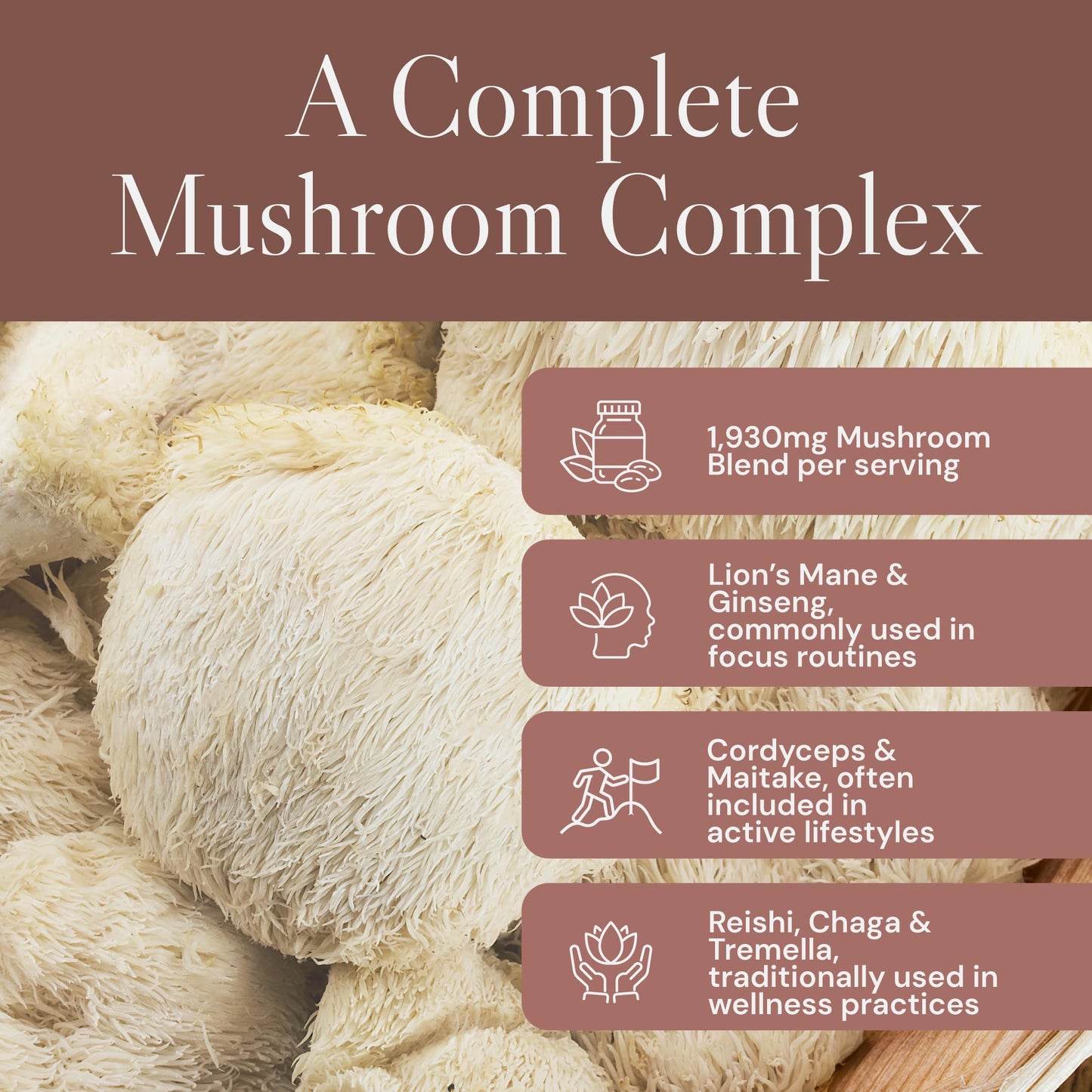 Known Tasty Multi Mushrooms Gummies - Lion’s Mane, Cordyceps - Immunity & Energy - Natural Blackcurrant Flavour - 60 Vegan Gummies, 3 Months Supply
