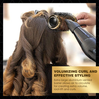 Hair Brush - SHINLEA Round Brush for Blow Drying 53MM Aluminium Curly Hair brush, Hairbrushes for Women Professional Curling, Hair Drying, Styling, Straightening and Shine