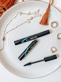 Vasanti Cosmetics Kajal Big Up! Volumizing Mascara - Black - Long-Lasting, Intense Volume, Non-Clumping, Safe for Sensitive Eyes, Will Not Flake or Dry Lashes