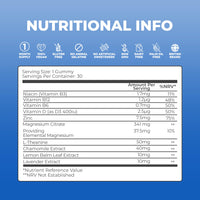 8 HOUR SLEEPWELL – 30 Sugar Free Chewable Kids Sleep Gummies - Raspberry Flavour - Magnesium, L-Theanine, Vitamin B6 - Relaxation & Sleep Support for Kids 3+ - Vegan, Gluten-Free - 1 Month Supply