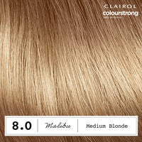 Clairol CLAIROL COLOUR STRONG PERMANENT HAIR DYE - 8.0 MEDIUM BLONDE