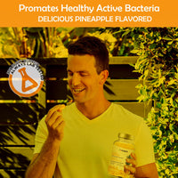 HOMACIA Quality That You love Homacia Kids Probiotic Gummies | 150 Probiotic Gummies for Kids & Adults | Natural Pineapple Flavour with Added Vitamins | Immune Booster for Kids | UK Manufactured Multivitamin Gummies