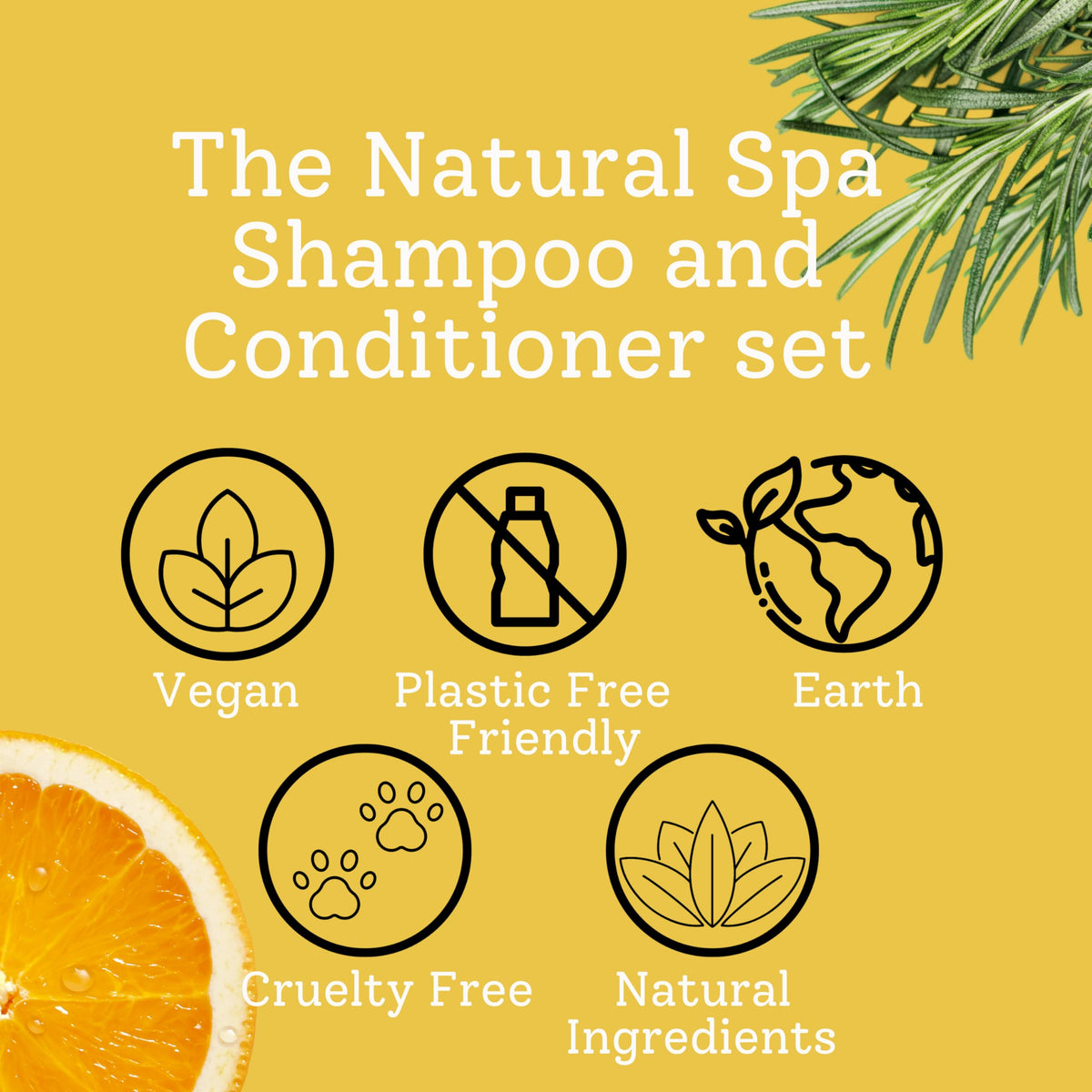 The Natural Spa Patchouli Rose Shampoo and Conditioner Bar Set - Handmade in Devon England - Suitable For All Hair Types - Vegan Friendly - Cruelty Free