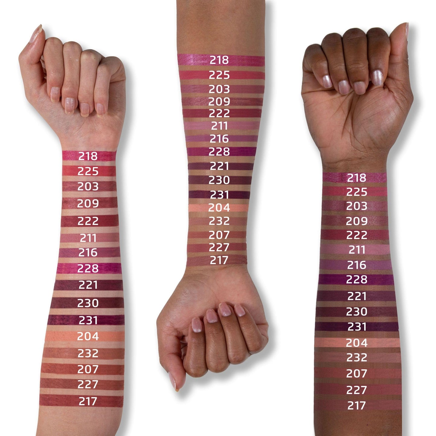 IMPALA | Brooklin Waterproof Lipliner Color Pink Brown 206 | Permanent lip profiler | Water resistant lipstick | Long-term lipliner