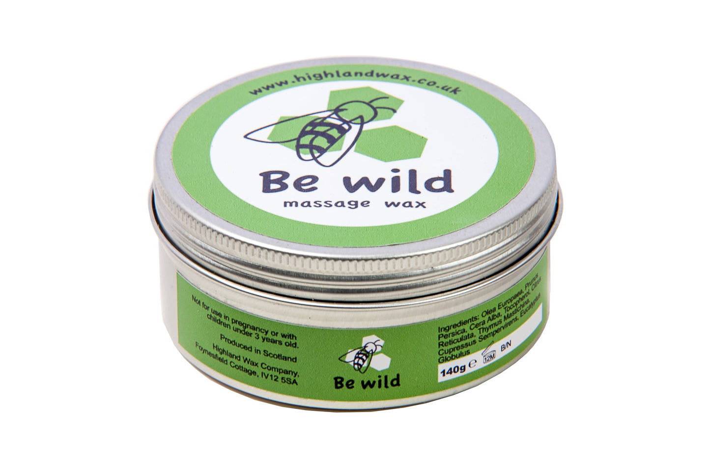 Big Man Highland Wax Be Wild massage wax (140g)