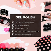 BLUESKY Gel Polish, Miniature Set of Gel Polish, 3 Gel Nail Colours, Nude Collection (Requires curing under UV/LED Lamp), Nudes, 5 ml (Pack of 3)