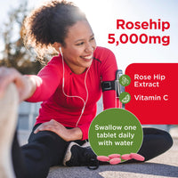 healthspan Healthspan Rose Hip 5,000mg (120 Tablets) | Supports Joints & Immune Health | Helps Maintain Healthy & Flexible Joints | Added Vitamin C | High in Flavonoids & Polyphenols | Vegan