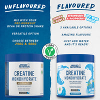Applied Nutrition Creatine Monohydrate Micronized Powder (250g (New), Unflavoured)