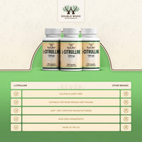 Double Wood Supplements Double Wood L Citrulline | 180 L-Citrulline Capsules - 1200mg L Citrulline per Serving | 90 Servings | Nitric Oxide Supplement | Promotes Cardiovascular and Muscle Health | Non-GMO | UK Manufactured