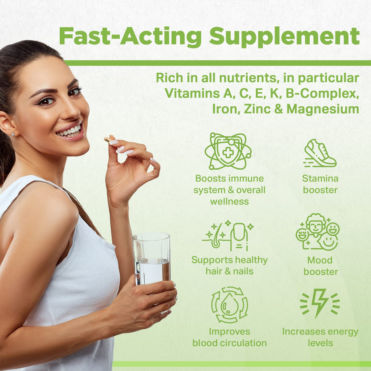 STRENGTH & SPICES100% Natural Vegan Food Supplements Strength & Spices Immune System Booster, Turmeric and Black Pepper Capsules with Moringa Powder, and Maca, Antioxidant-Rich Blend to Improve Immune Functions and Overall Wellness, 1000mg, 60 Capsules