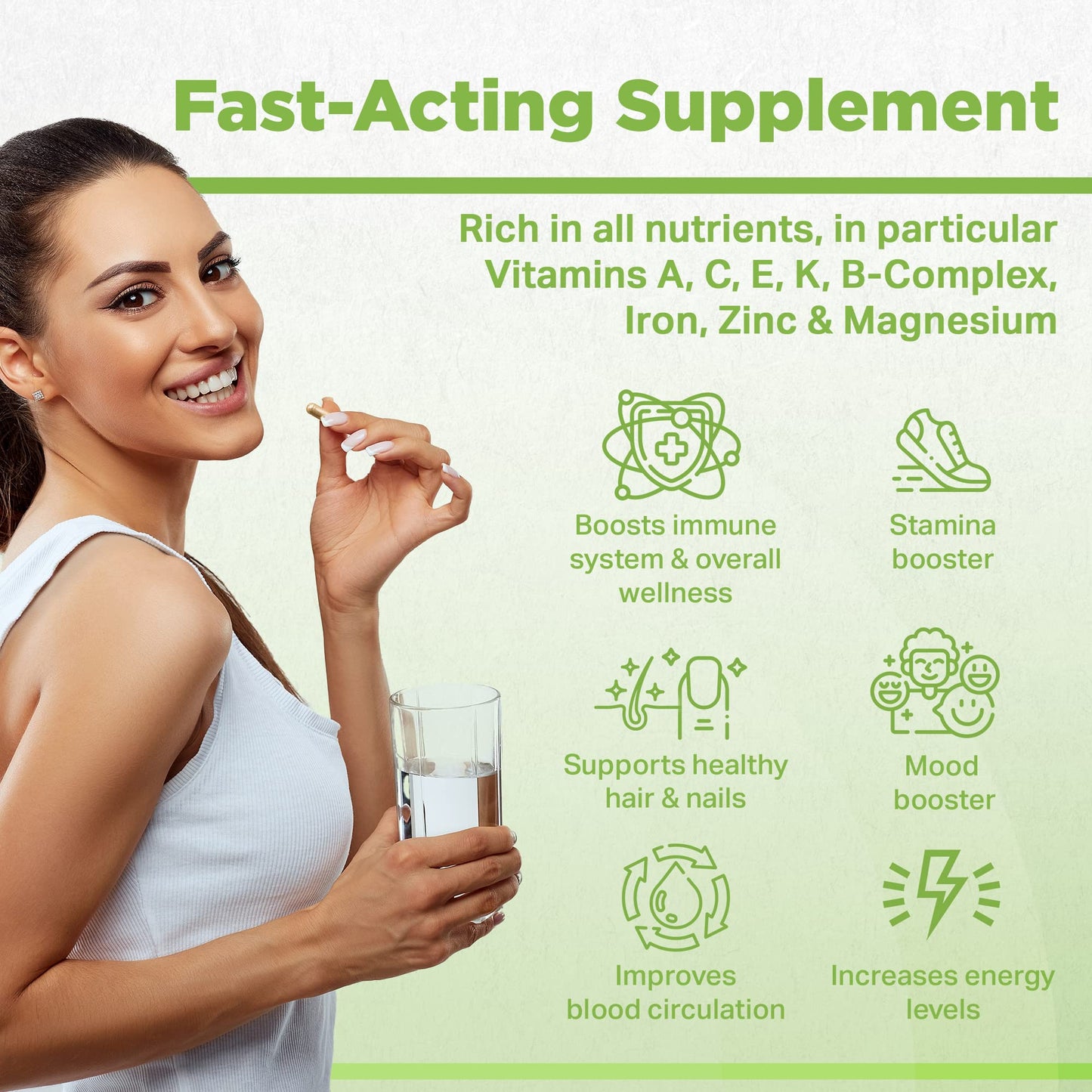 STRENGTH & SPICES100% Natural Vegan Food Supplements Strength & Spices Immune System Booster, Turmeric and Black Pepper Capsules with Moringa Powder, and Maca, Antioxidant-Rich Blend to Improve Immune Functions and Overall Wellness, 1000mg, 60 Capsules