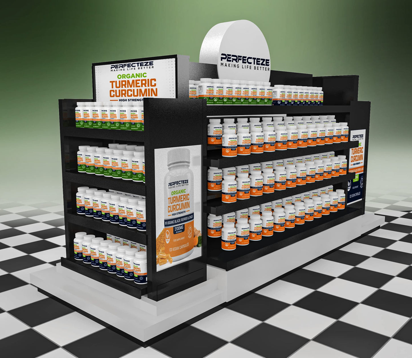 Organic Turmeric Curcumin High Strength and Organic Black Pepper 120 Veg Capsules Advanced Turmeric with Active Ingredient Curcumin Organic Vegan 120 Capsules