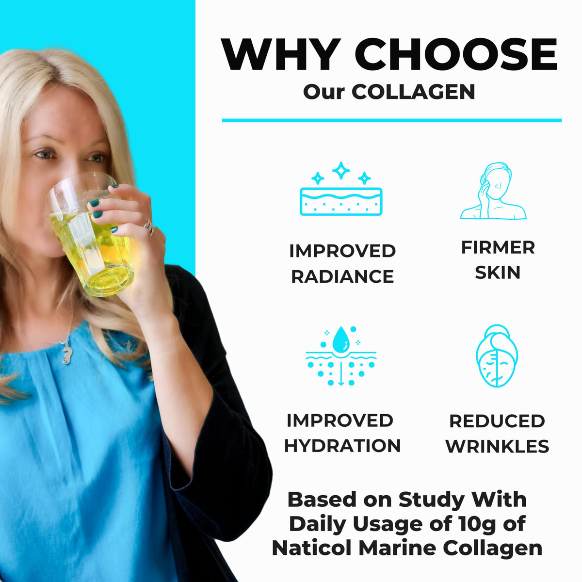 KLW Nutrition Premium Marine Collagen Powder - with Vitamin C, B-Complex, Biotin, Hyaluronic Acid - No fillers, sweeteners or additives - Healthy Skin & Joints - New Improved Formulation - 1-2 Months Supply