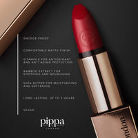 Pippa Of London Pippa of London Envy Matte Lipstick Eclipse 428 Moisturising Lip Makeup