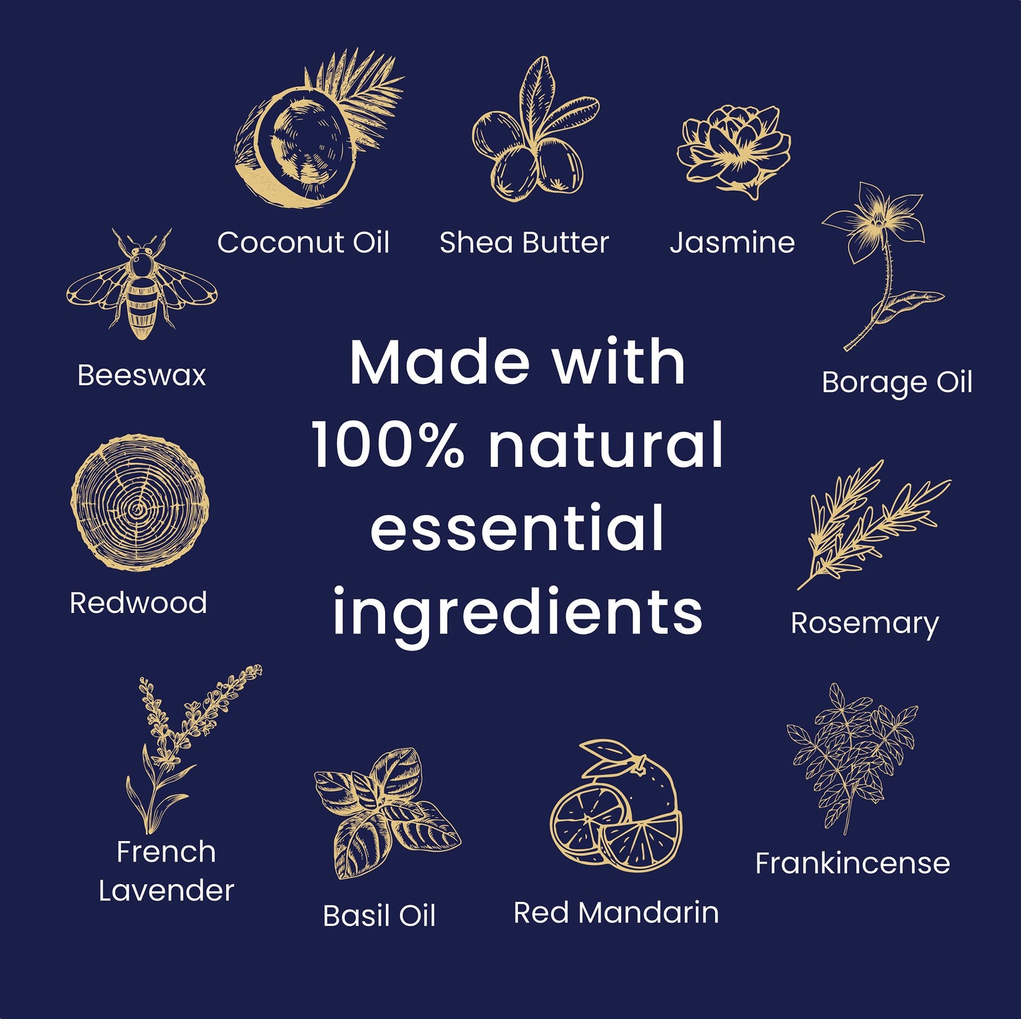 The Edinburgh Natural Skincare Company Ltd. Jekyll & Hyde Natural Beard Balm | Condition & Moisturise & Soften Your Beard | Strengthen Hair & Promote Growth | Natural & Organic