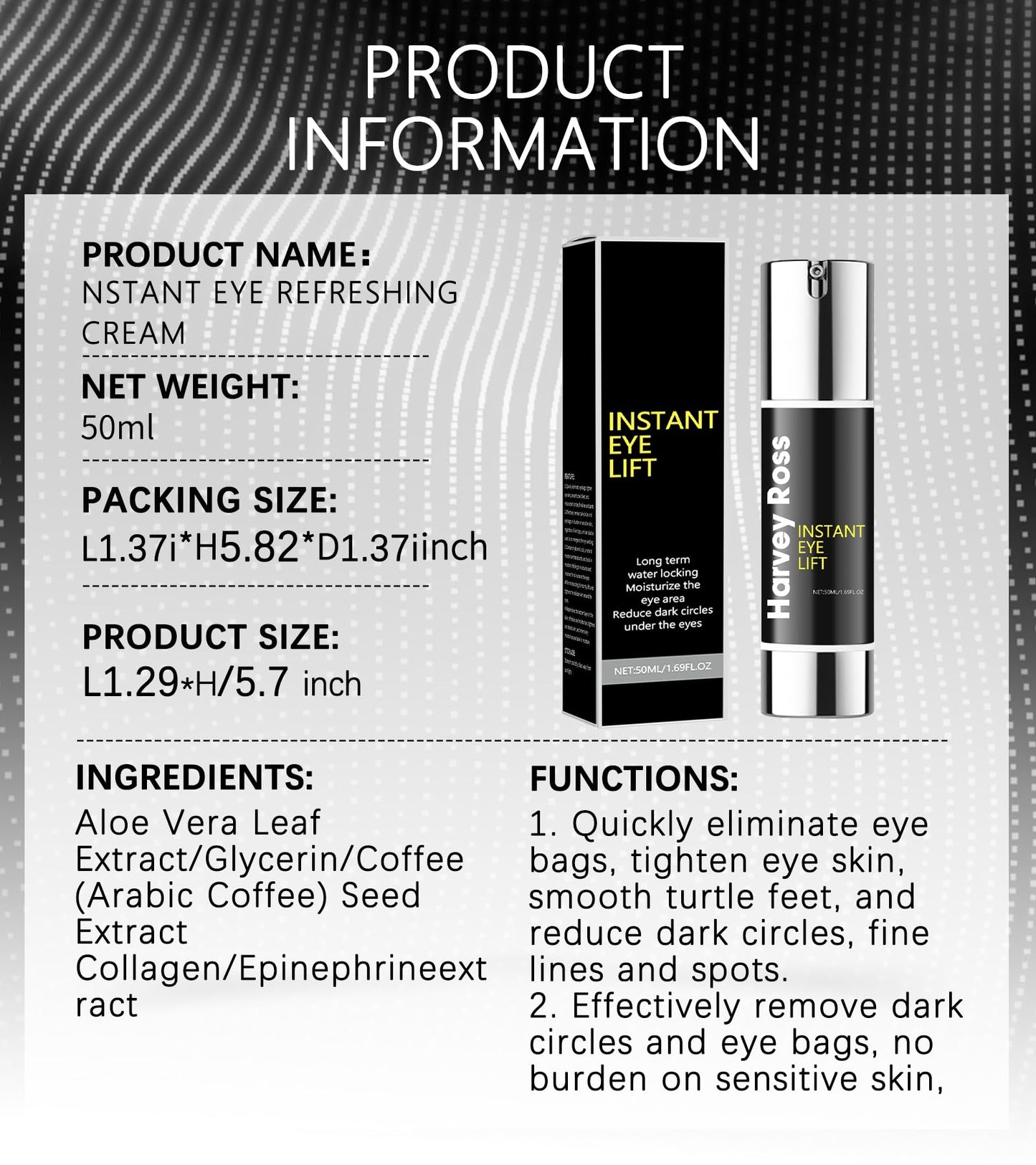 Instant Eye Lift Plus Serum - Instant Lift Face Cream,Instant Eye andFace Lift,Instant Lift Plus Eye and Face Serum,Available on Face,Eyeand Neck,Tightens Delicate Skin