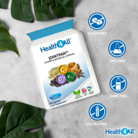 Health4All Jointpan Joint Support 60 Capsules with Boswellia Serrata, Turmeric, Ashwagandha, D3 & K2 MK-7, Strong Joint Pan, Stiffness and OA Support Supplement | Made in UK