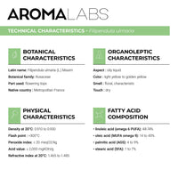 Aroma Labs ORGANIC - MEADOWSWEET Infused Oil - 50mL - 100% Pure, Natural and Cosmos Certified - AROMA LABS (French Brand)