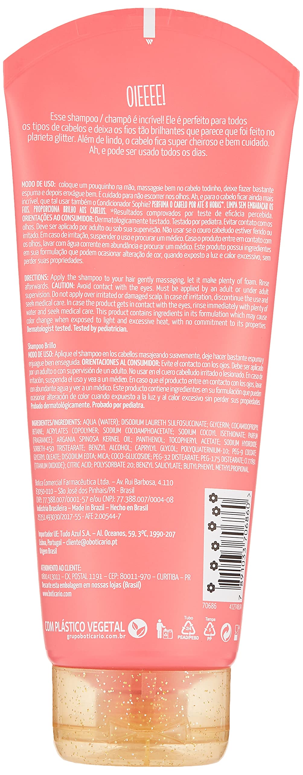 O Boticário Sophie Shampoo 200ml