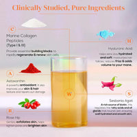 Wellbeing Nutrition Beauty Japanese Marine Collagen - Mango Peach Flavor - 250g