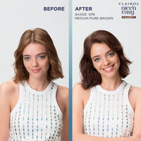 Clairol Nice n’ Easy Pure Brunettes Hair Colour | Pure and Rich Brown Tones | Smooth, Natural Hair Colour | With Pre-Colour Serum | 100% Grey Coverage | 6.5PB Lightest Latte Brown| Permanent Hair Dye