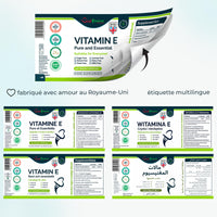 Best Immune International Best Immune, 100% Vitamin E 500iu Improved Formula 100 Vegan Capsules Highest bioavailability
