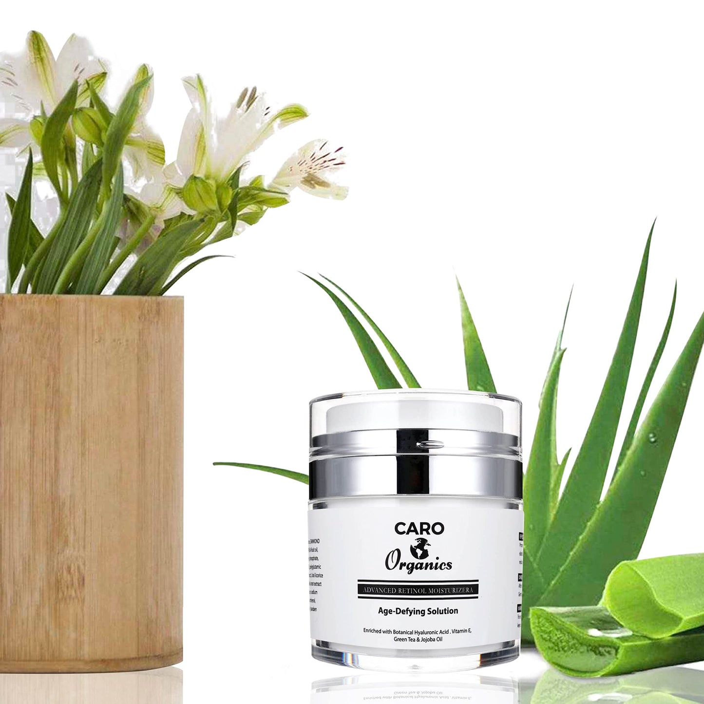 Retinol Face Cream with Hyaluronic Acid & Vitamin E - The Best Anti Aging Cream to Reduce Wrinkles & Age Spots Day & Night cream. Best Age-Defying Solution. 50ml