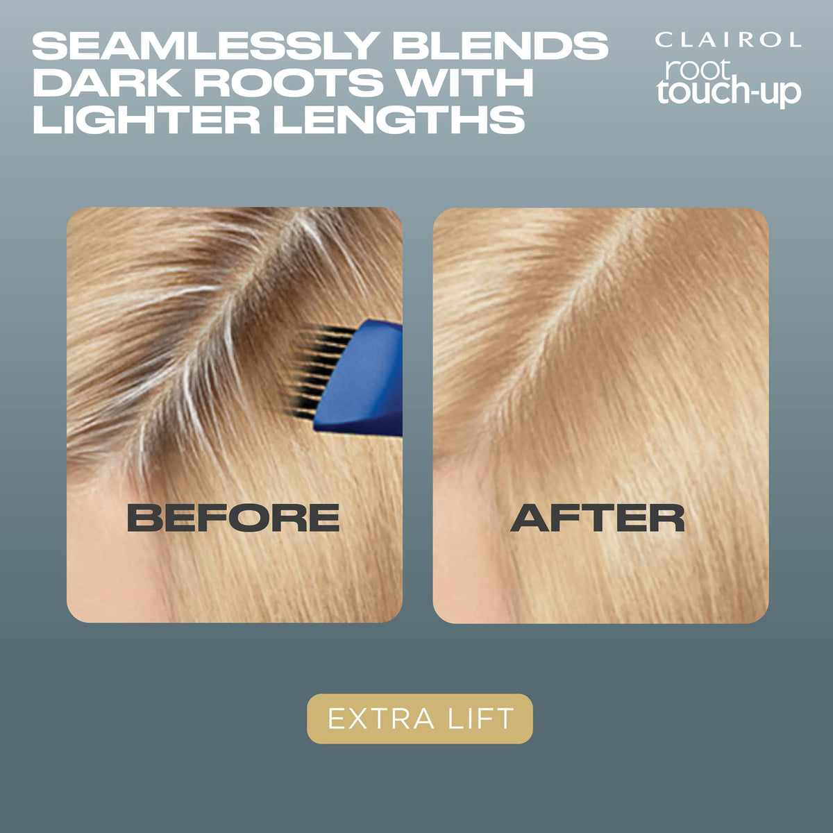 Clairol Root Touch-Up Extra Lift | For Blonde, Highlighted Hair or Balayage | Permanent Root Lightening Kit | Zero Bleach | Extra Lift | 1 Application