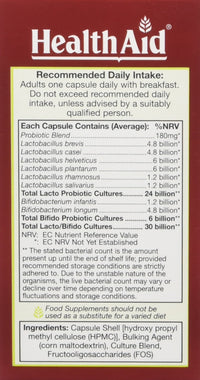 HealthAid MoodProbio Vegan Capsules, Pack of 30 Capsules