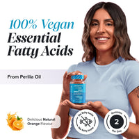 novomins Omega 3 6 9 Gummies |60 Vegan Omega 3 | Heart, Brain & Eyes | Novomins