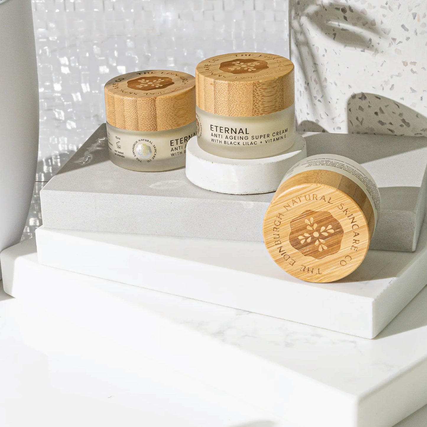 The Edinburgh Natural Skincare Company Ltd. Eternal Anti Aging Day Cream | Hydrating Face Cream | Vitamin E | Intensive Moitsuriser | For Sensitive, Dry Skin | Handmade in Scotland | 15ml