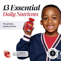 novomins Kids Multivitamin Gummies - 13 Essential Kids Vitamins – 1 Month Supply - Chewable Multivitamins Gummies 3-12 and Older - Childrens Vitamins - Novomins