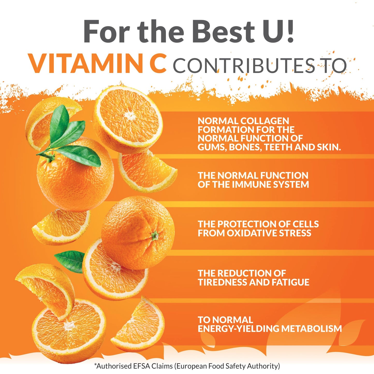 Vitamin C 1000mg - 180 Vegan Tablets - 6 Month Supply - High Strength Ascorbic Acid - Supports Immune System, Energy & Collagen Formation - Nu U Nutrition