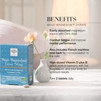 New Nordic Ltd New Nordic Magnesium Citrate 750mg Energy & Muscle Function B Vitamins 60ct