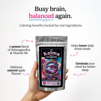 Innooova Kalma Ashwagandha Gummies, 3000mg Helps Reduce Stress, Boost Focus and Improve Sleep, Ashwagandha Root Extract Supplement, Natural Ingredients, Vegan, Gluten-Free Apple Flavour 60 Gummies