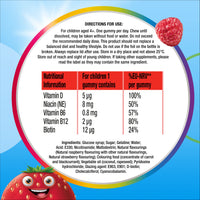 Centrum Multivitamins for Kids Bones & Teeth, Vitamins with 5 Essential Nutrients including Vitamin D, Mixed Berry Natural Fruit Flavour, 30 Multigummies (Packaging may vary)