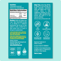 Ddrops One 10 µg 60 Drops - Daily Vitamin D3 Supplement for Kids & Adults. Support Bone Health & Immune System - No Large Capsules, No Preservatives, Non-GMO, Allergen-Friendly