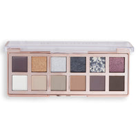 Revolution Beauty London Makeup Revolution, The Smokey Icon Grunge Eyeshadow Palette, Cream, Matte & Shimmer Finishes, 12 Blendable Shades