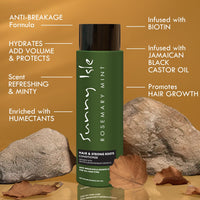 Sunny Isle Rosemary Mint Hair and Strong Roots Conditioner 12oz, Anti-Breakage Formula, Infused with Biotin & Jamaican Black Castor Oil, All Hair Types