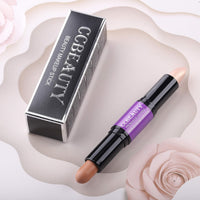 CCbeauty Cream Highlight and Contour Stick, Shimmer Highlighter Makeup, Contouring Highlighting Makeup, Face Shaping Stick, Lightweight, Blend Smooth, Colour Corrector Concealer Stick, Blonde/Mocha