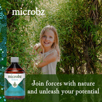 MICROBZ Fitness Liquid PROBIOTIC – Bio Culture Complex Probiotics for Gut Health, Muscle Recovery & Workout Supplement, Multi Strain Live Friendly Bacteria for Adults | 1 Month Supply